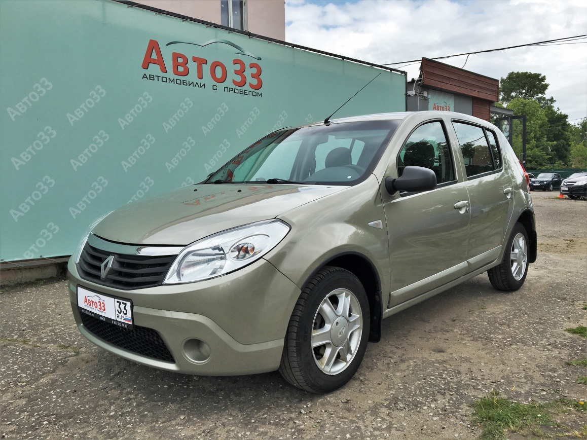 Передняя стойка renault sandero