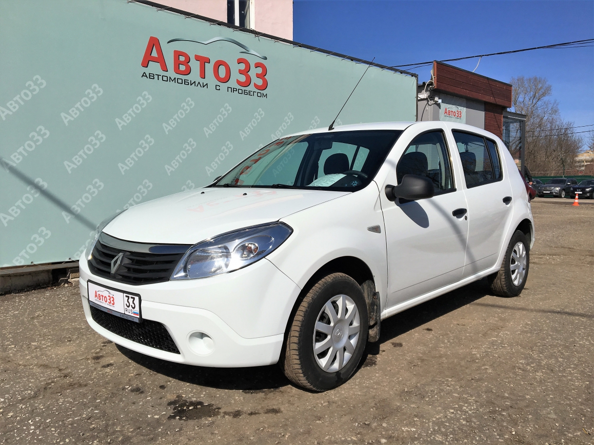 Передняя стойка renault sandero